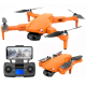 Квадрокоптер с камерой 4K LYZRC L900 Pro SE Orange 30мин Дрон для начинающих обучение WiFi GPS FPV 1200м Подарок USB LED фонарик 